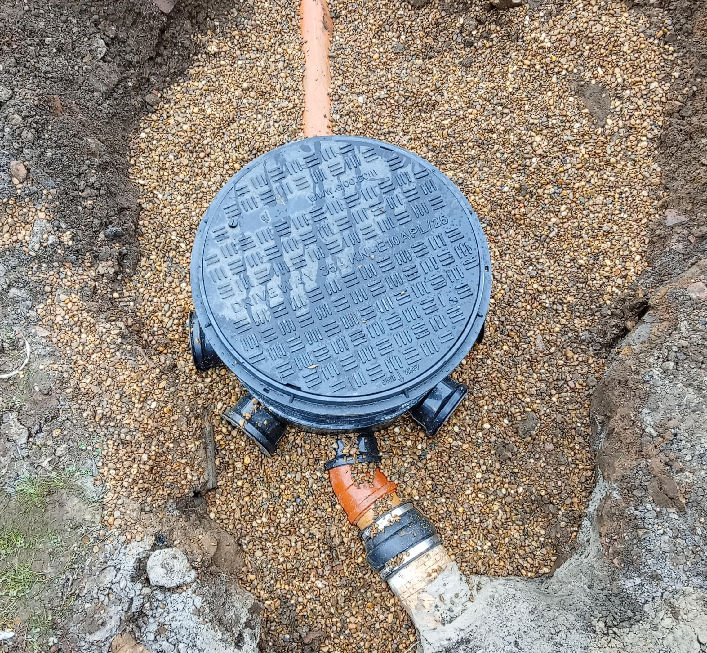 Extension Drainage – Inspection Chamber (Hero) Extension groundworks drainage and inspection chamber installation to DPC level in Doncaster